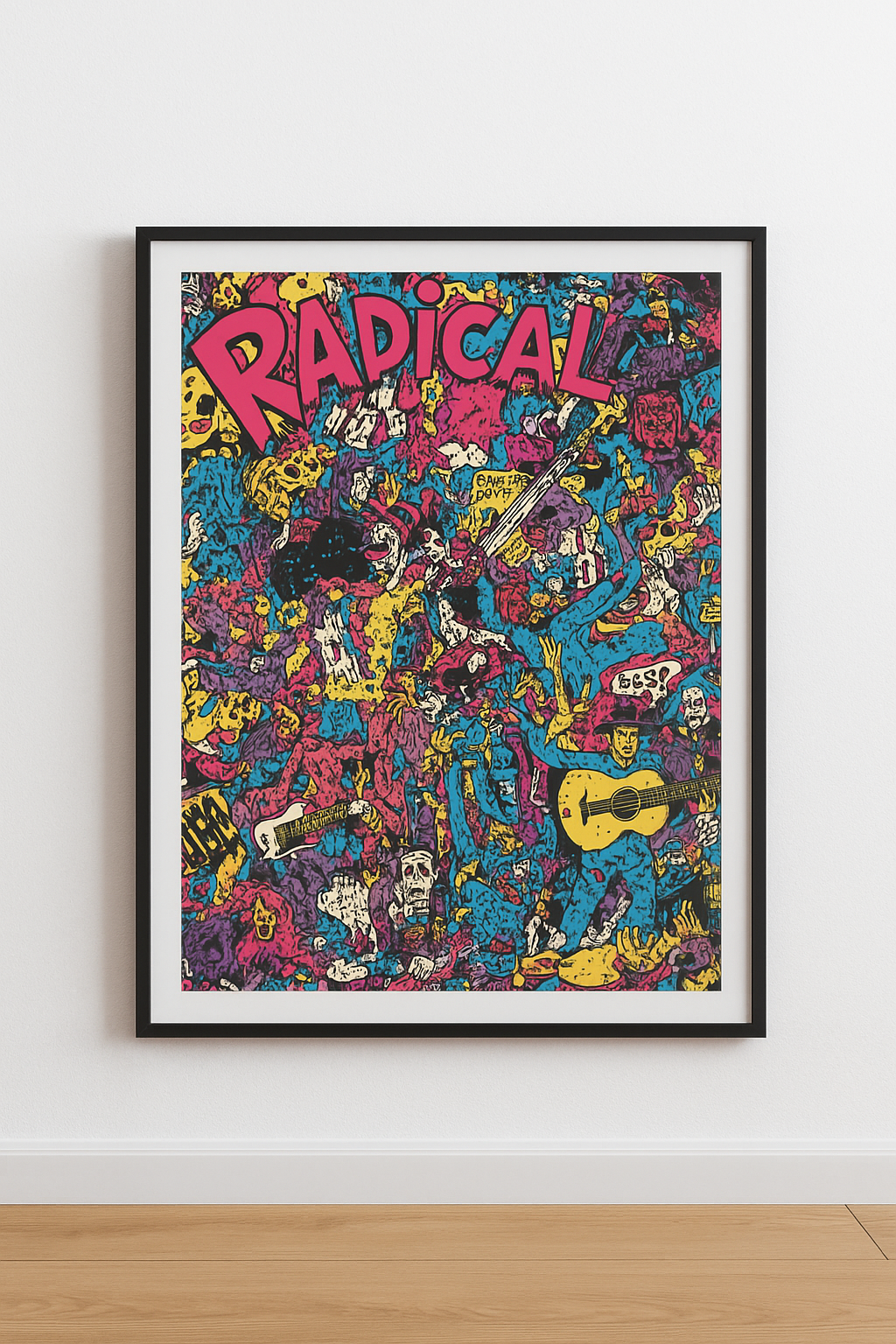 Punk comic book explosion - Supes